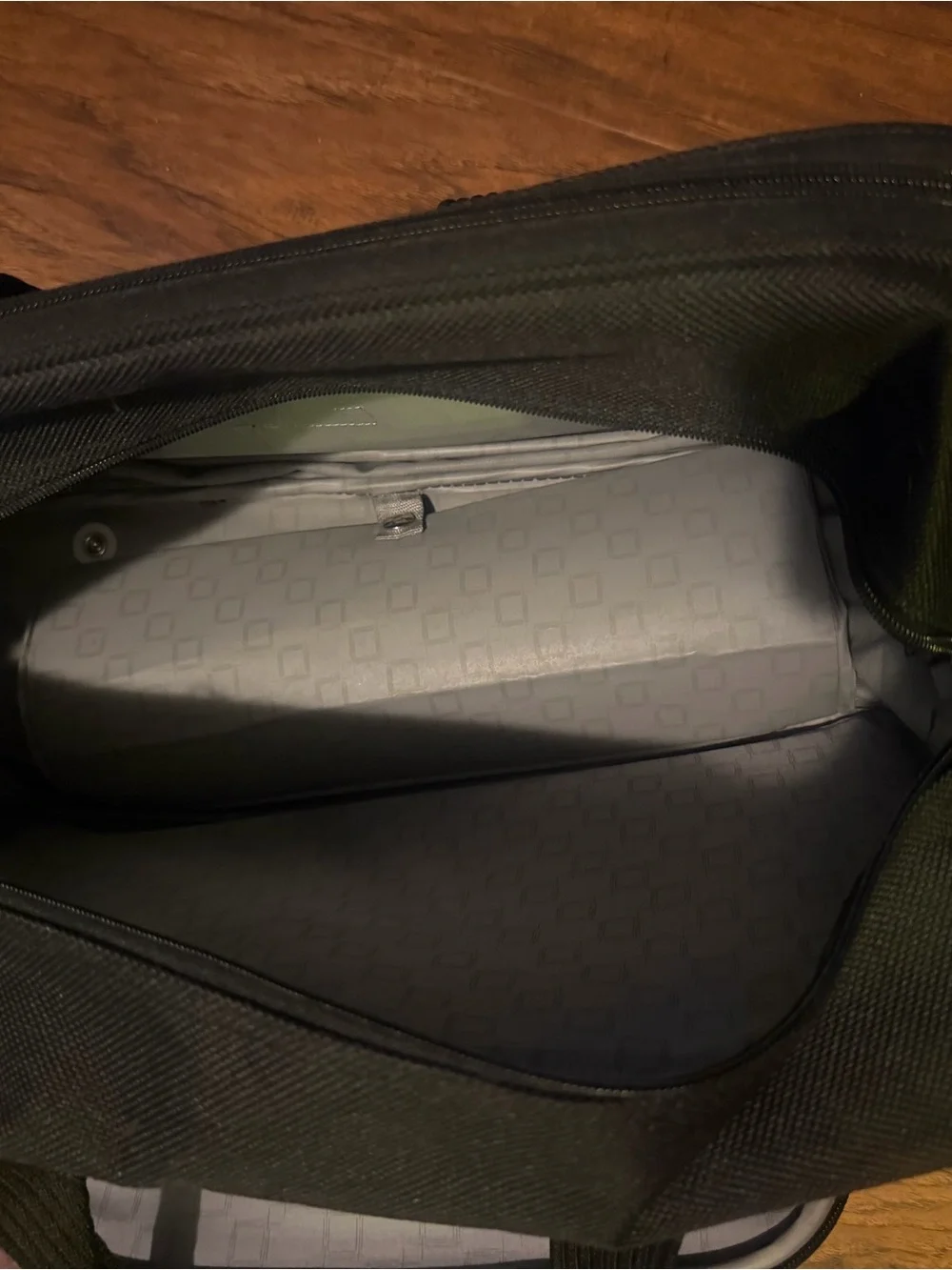 Pierre Cardin Black Laptop Briefcase with Front Pocket